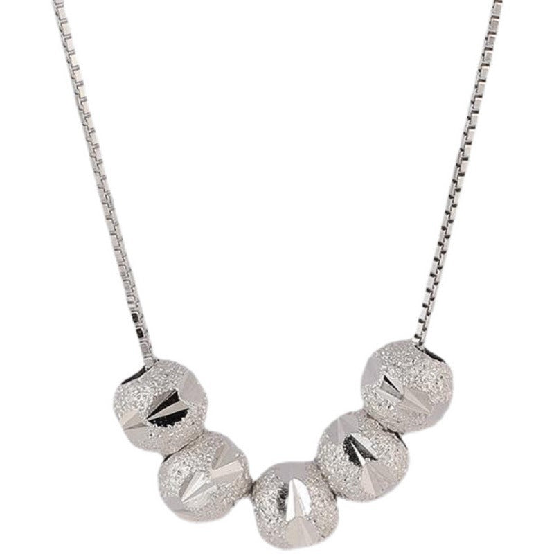 Women's Titanium Steel Wufu Pendant Necklace — Non-Fading Luxury Lock