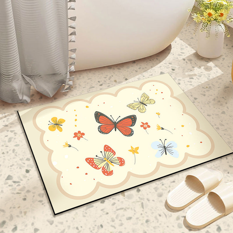 Diatomaceous Earth Bath Mat, Anti-Slip and Quick-Drying