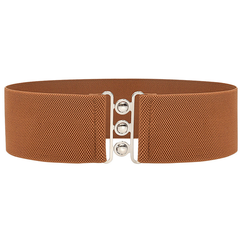 Easy buckle close-fitting elastic waist chain