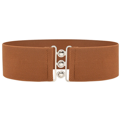 Easy buckle close-fitting elastic waist chain