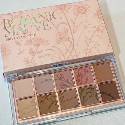 Paleta de sombras de ojos de 10 colores 