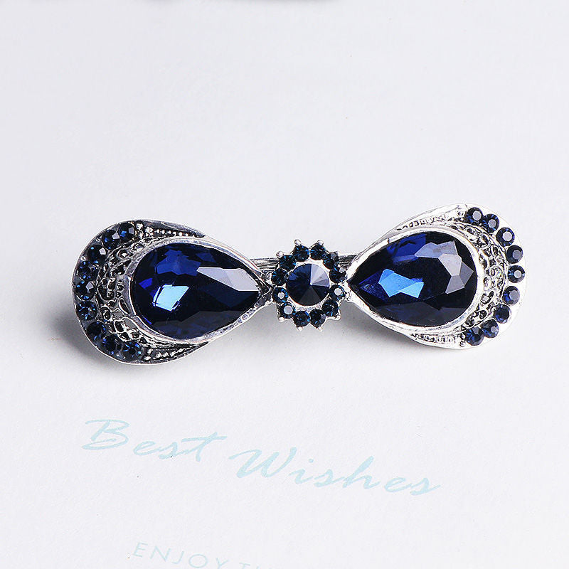 Korean headgear rhinestone large ponytail hairpin