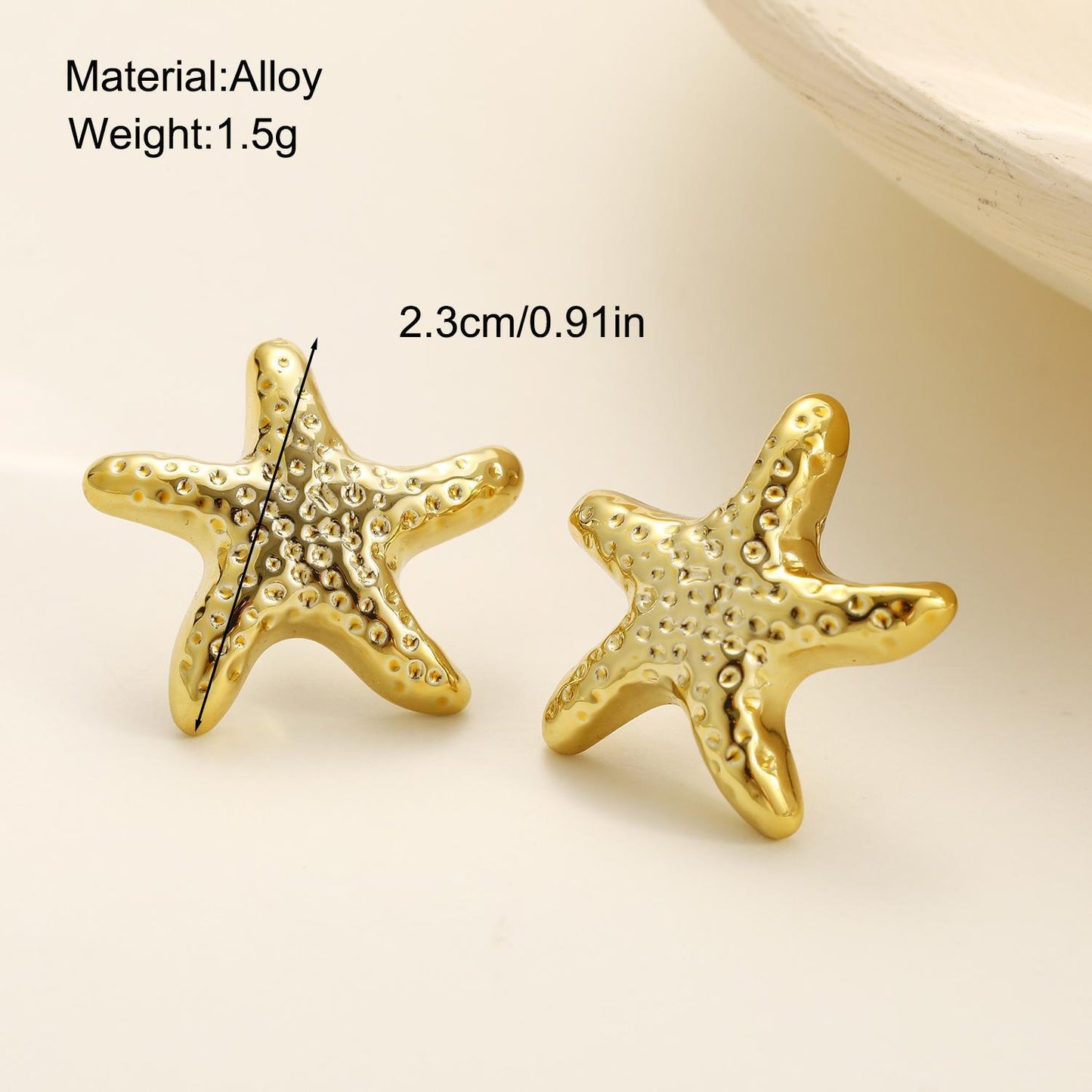 Ocean Starfish Stud Earrings