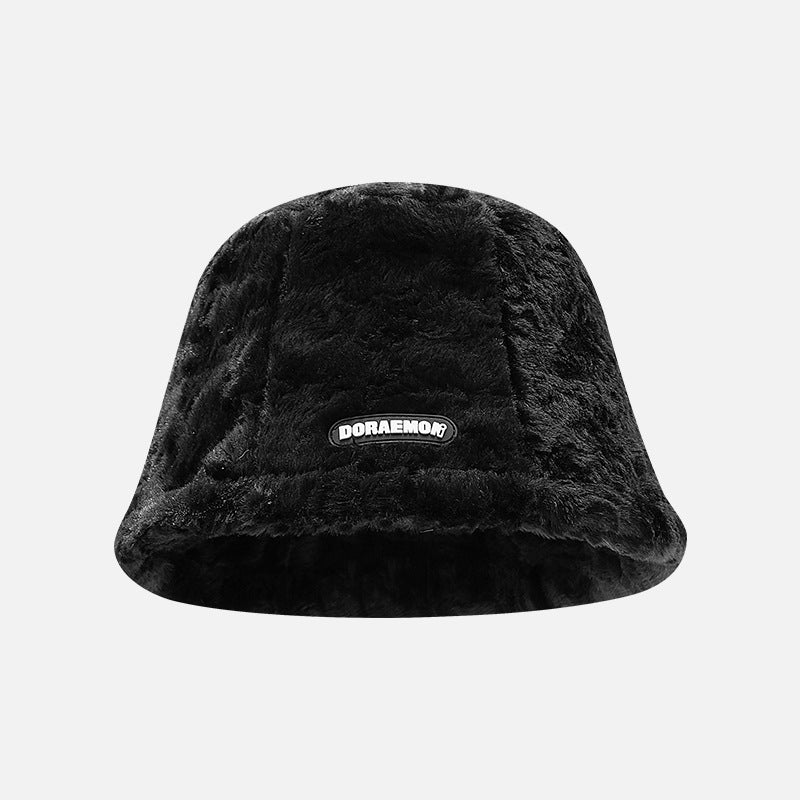 Fashion Winter Plush Bucket Hat