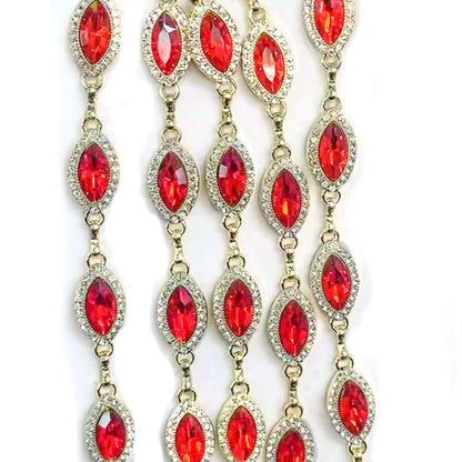 Carved geometric retro waist chain