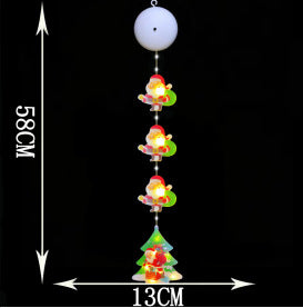 Halloween Christmas Series Suction Cup Lights Ladder Lights