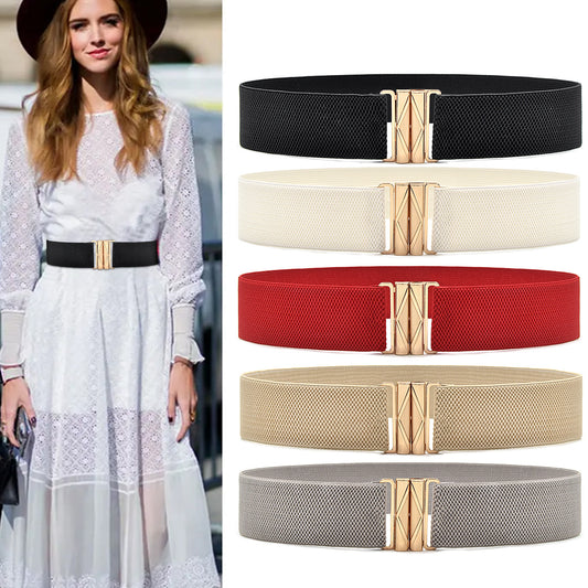 Elastic belt, wide elastic force for women