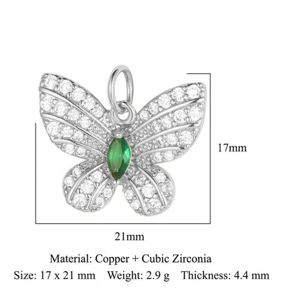 Copper Zircon Cross Virgin Necklace Pendant