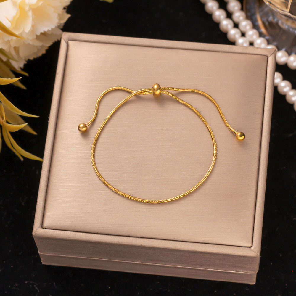 18K Gold Titanium Steel Bracelet