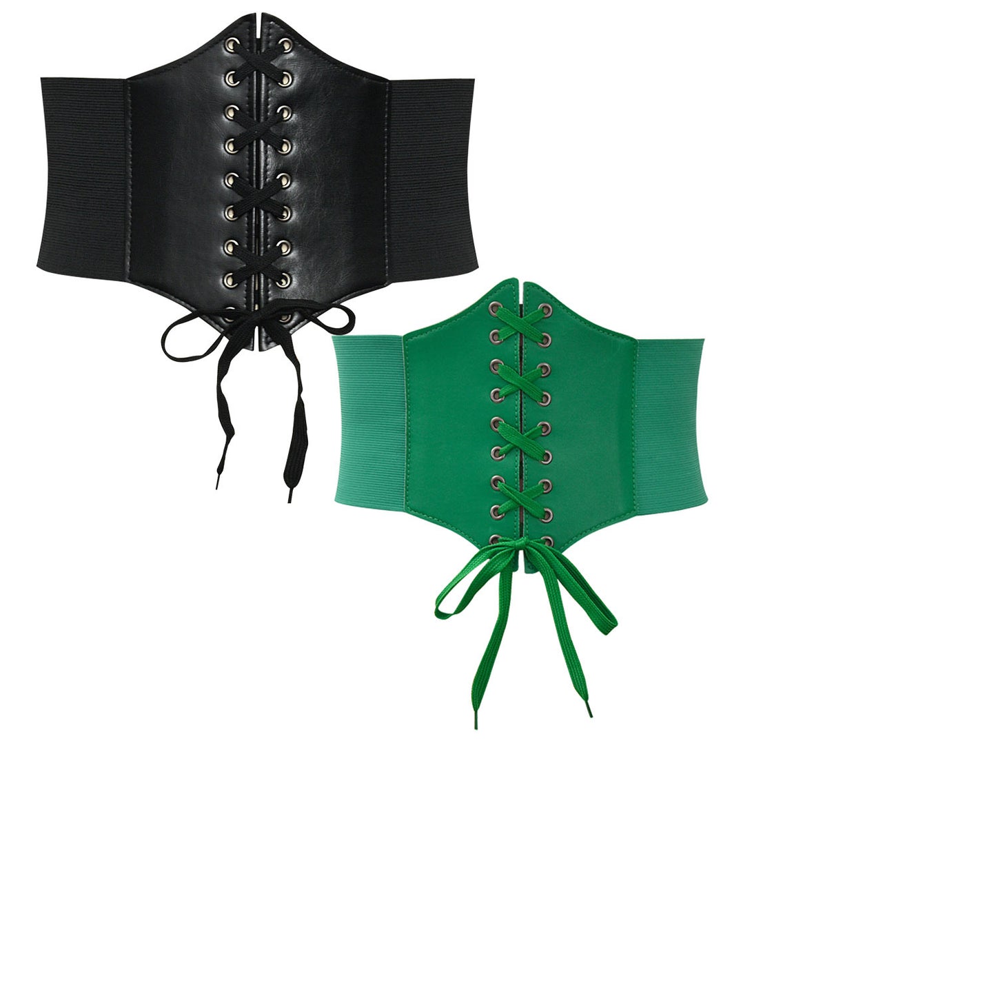 Elastic waist width belt