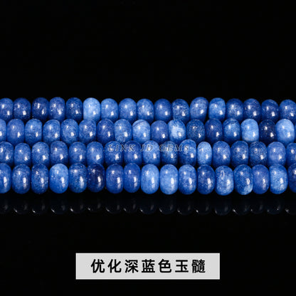 8 * 4Mm natural stone chalcedony abacus beads loose beads