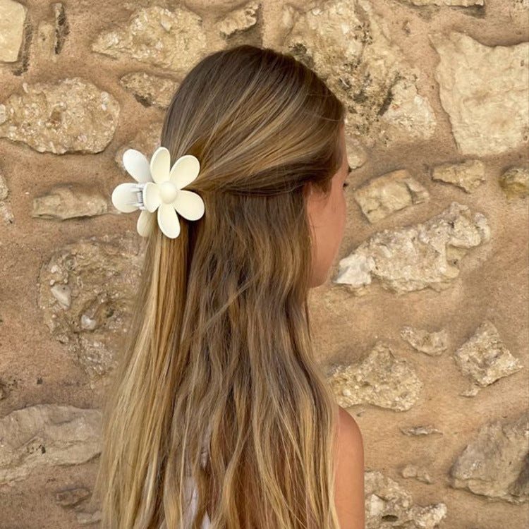 Flower Hair Claw Clip