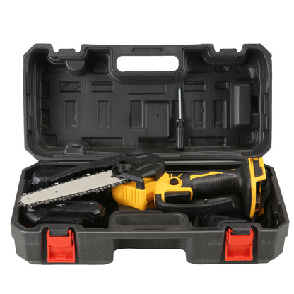 Mini motosierra inalámbrica de mano, sierra de poda eléctrica, carpintería de iones de litio 