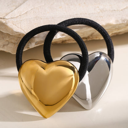 Metal headband ponytail hairband