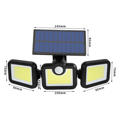 171COB three-head wall lamp multi-angle lighting street lamp