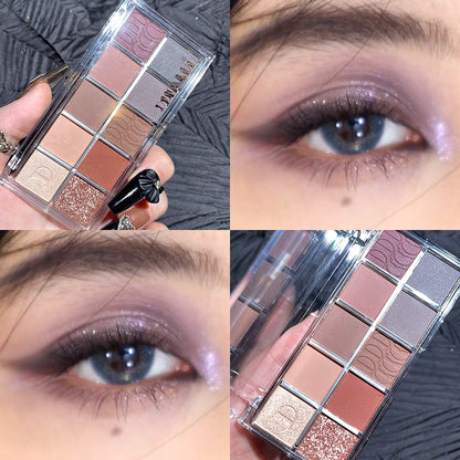 Paleta de sombras de ojos de 10 colores 