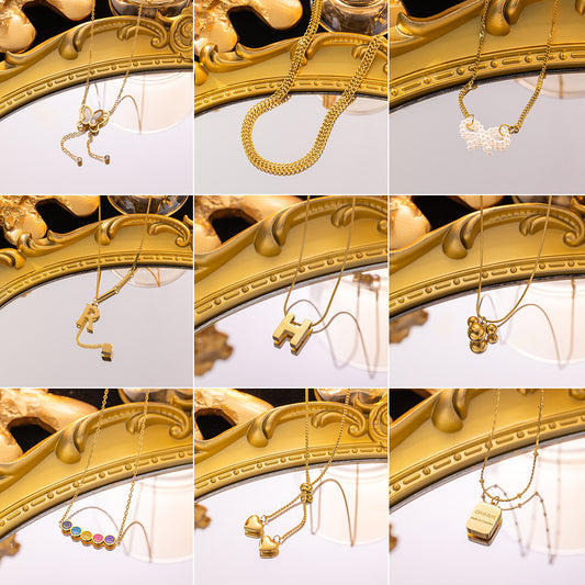 Titanium Steel Mori Design Necklace