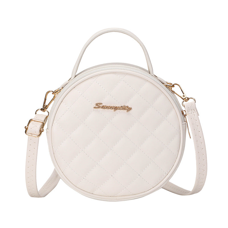 Retro small round bag messenger bag