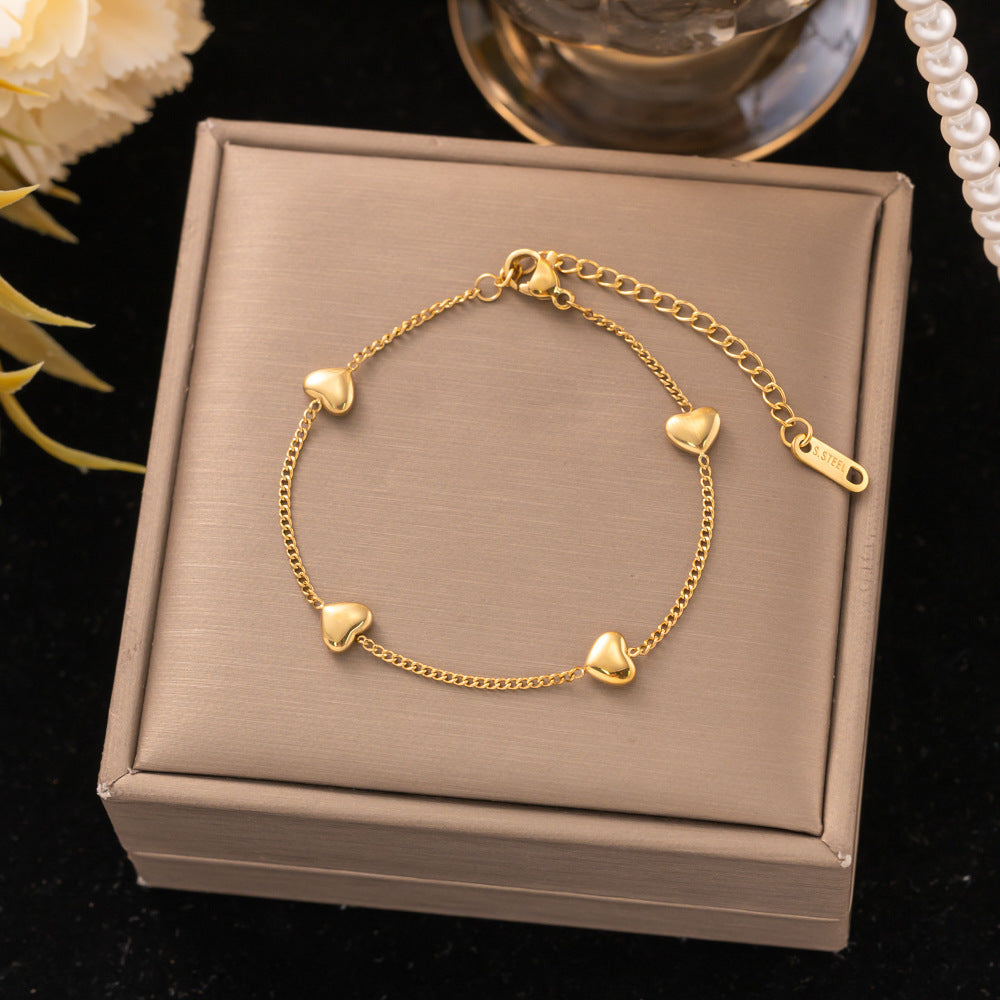 18K Gold Titanium Steel Bracelet