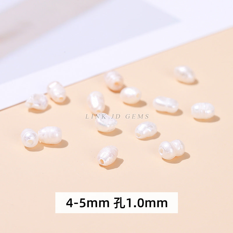 4-5Mm natural white freshwater macroporous pearl