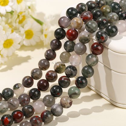 African Bloodstone Loose Pearl