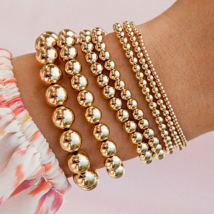 Beaded Stretch Bracelet Set (7-Piece)