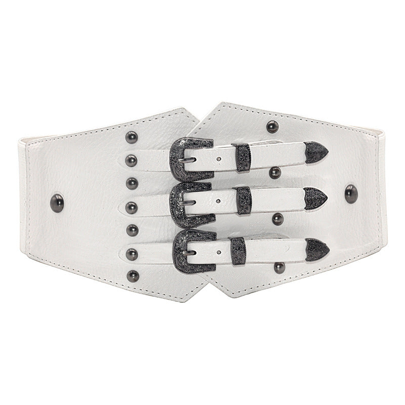 Belt elastic waist seal