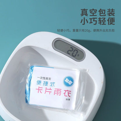 Disposable Compressed Portable Raincoat