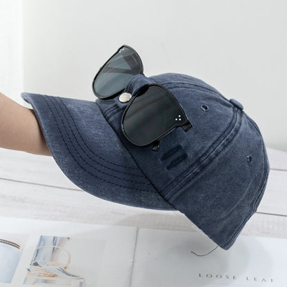 Cat Ear Pilot Sunglasses Baseball Cap