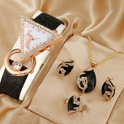 Watch Square Jewelry Set
