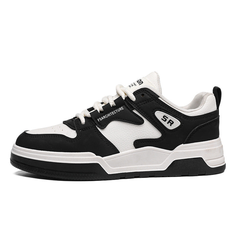 Zapatos de suela gruesa y caña alta estilo Hong Kong 