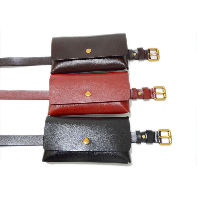 Satchel belt real cowhide