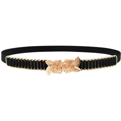 Elastic belt women's fine decoration trend