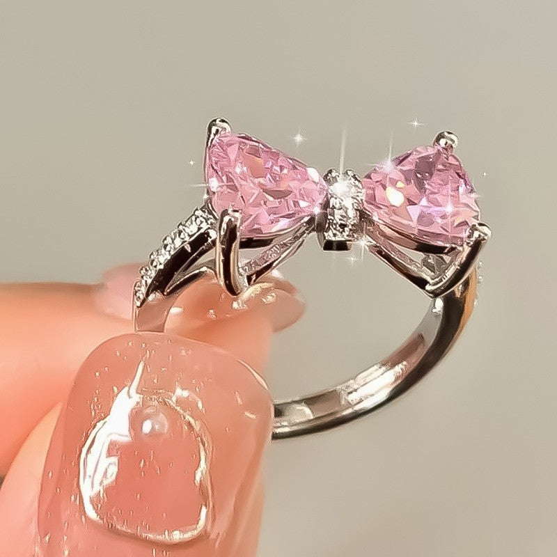 Cute Bow Adjustable Ring
