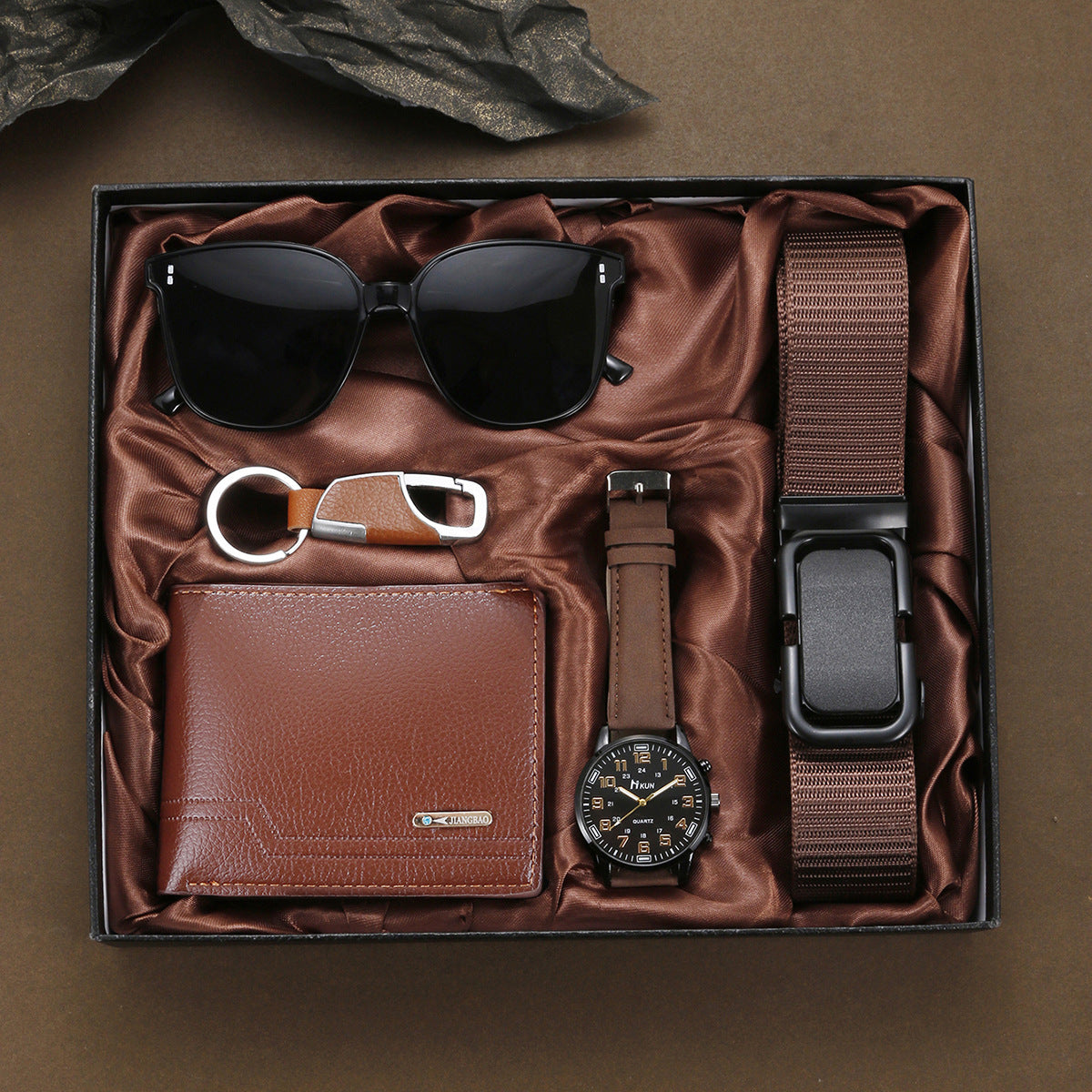 Business Watch Belt 5-piece Gift Box Set