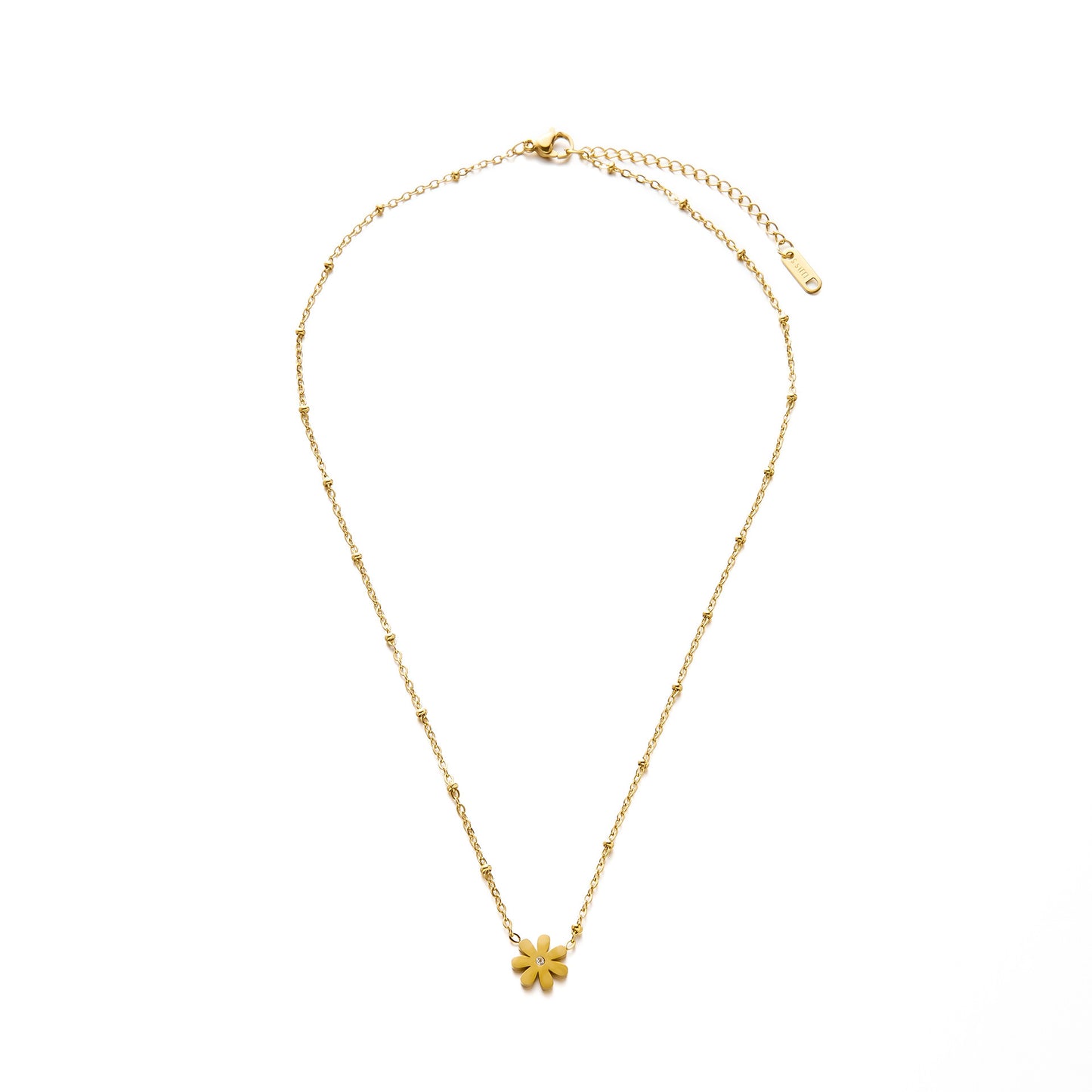 Titanium Steel Daisy Jewelry Set