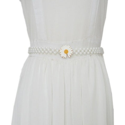 Daisy pearl decorative belt