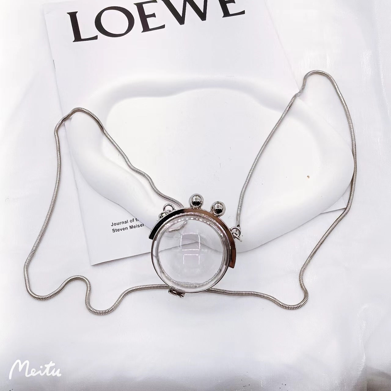 Transparent crystal ball bag