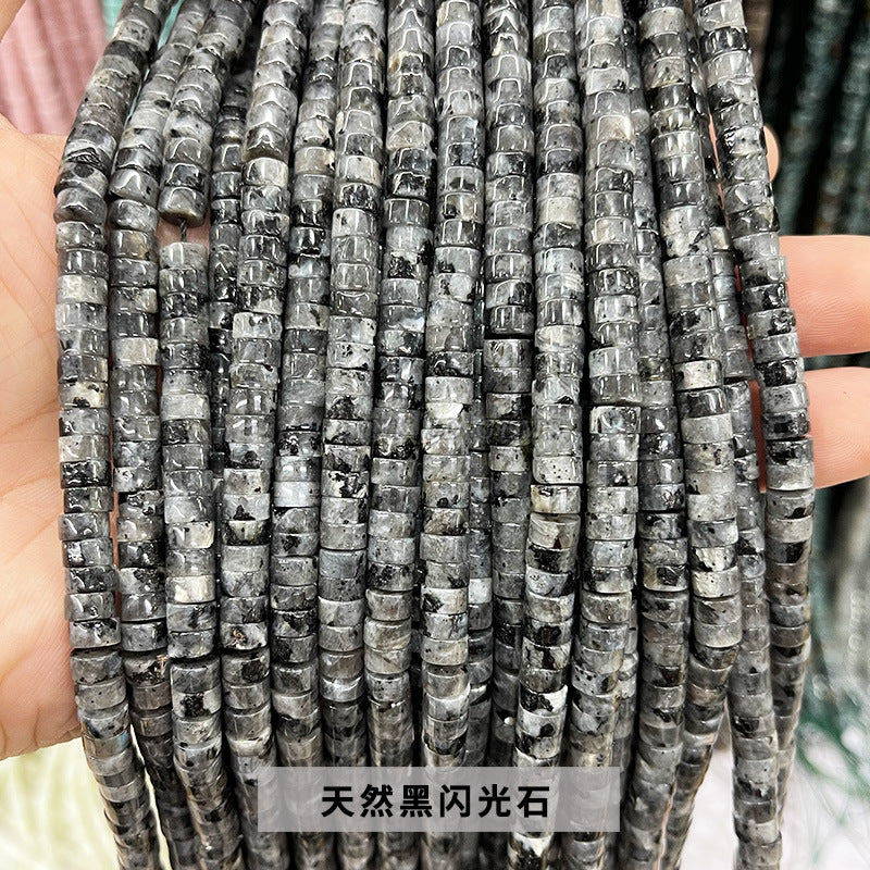 3 * 6Mm natural stone right angle disc loose beads
