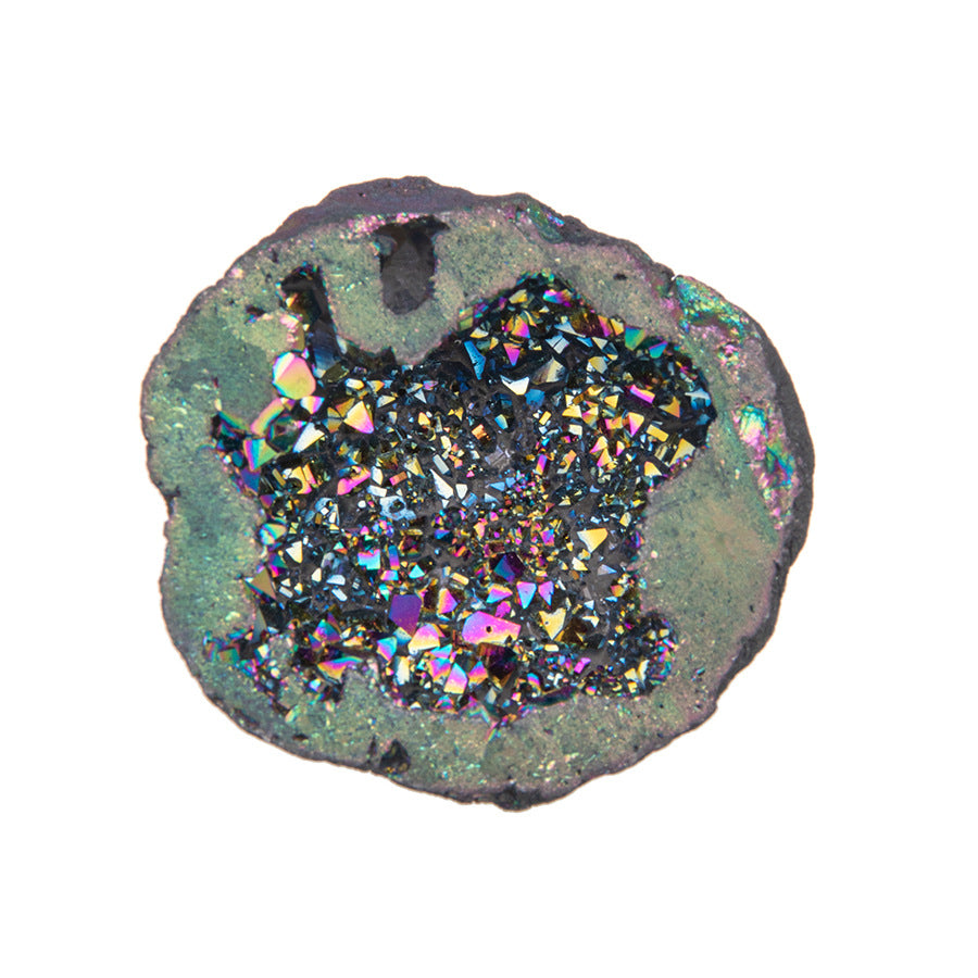 Crystal Cave Treasure Bowl Electroplating Colored Plaything Ornaments