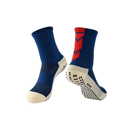 Student Mid-Calf Football Socks Gel-Point Anti-Slip