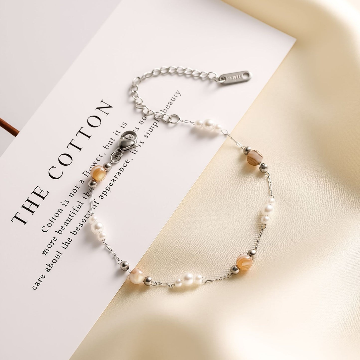 Natural Stone Geometric Necklace & Bracelet Set