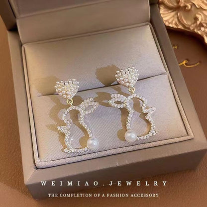 Lindos pendientes de conejito 