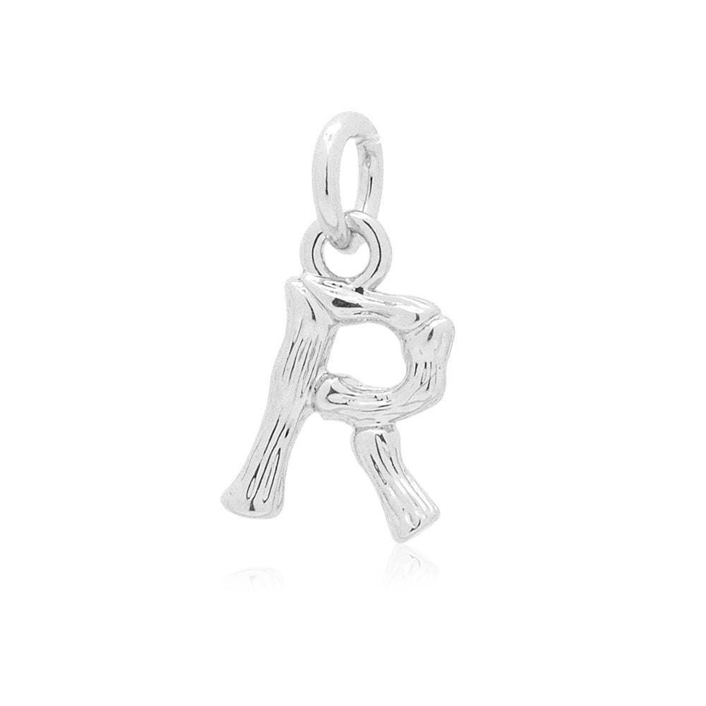 5 pcs/pack of 26 English alphabet brass pendants