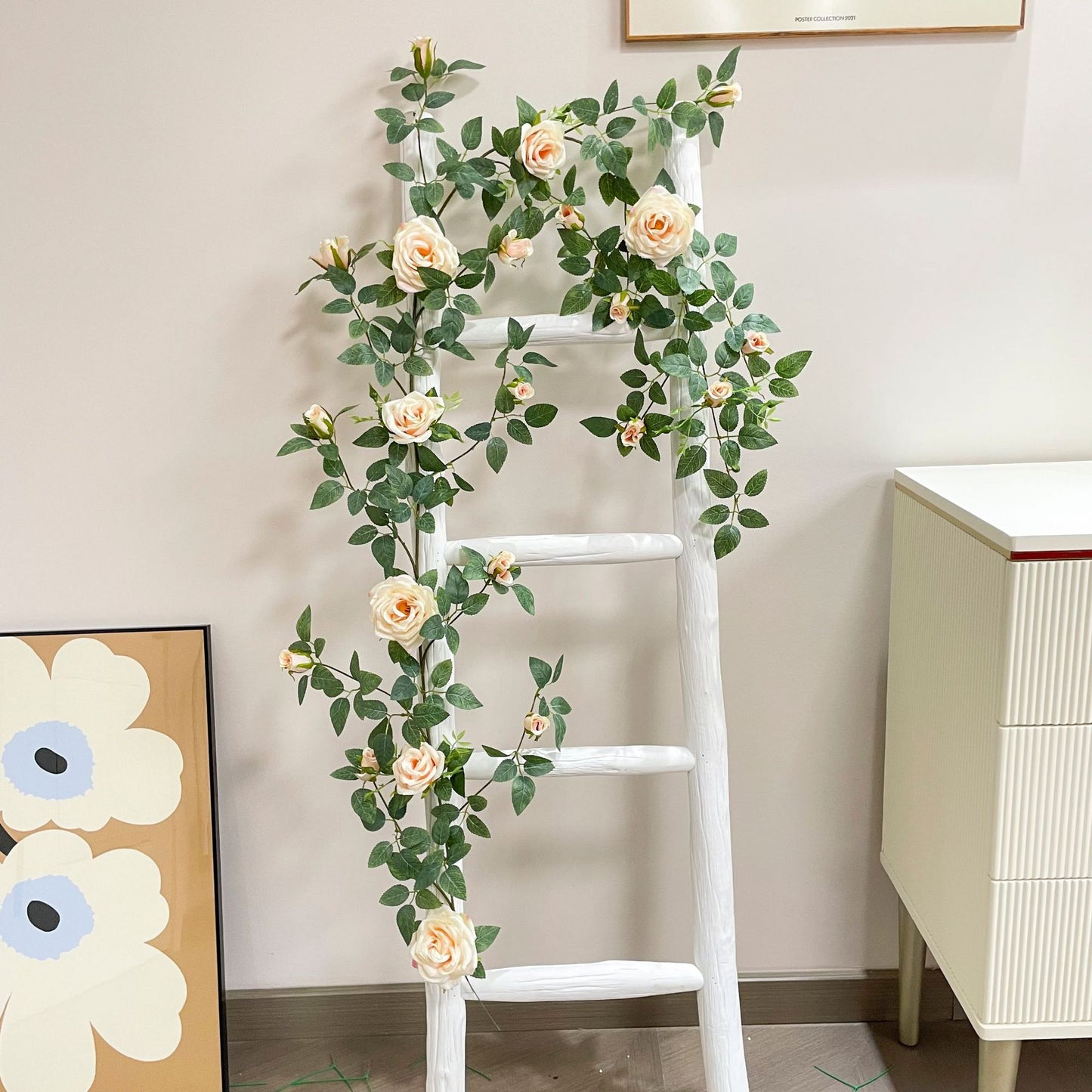 Rose vine artificial flower