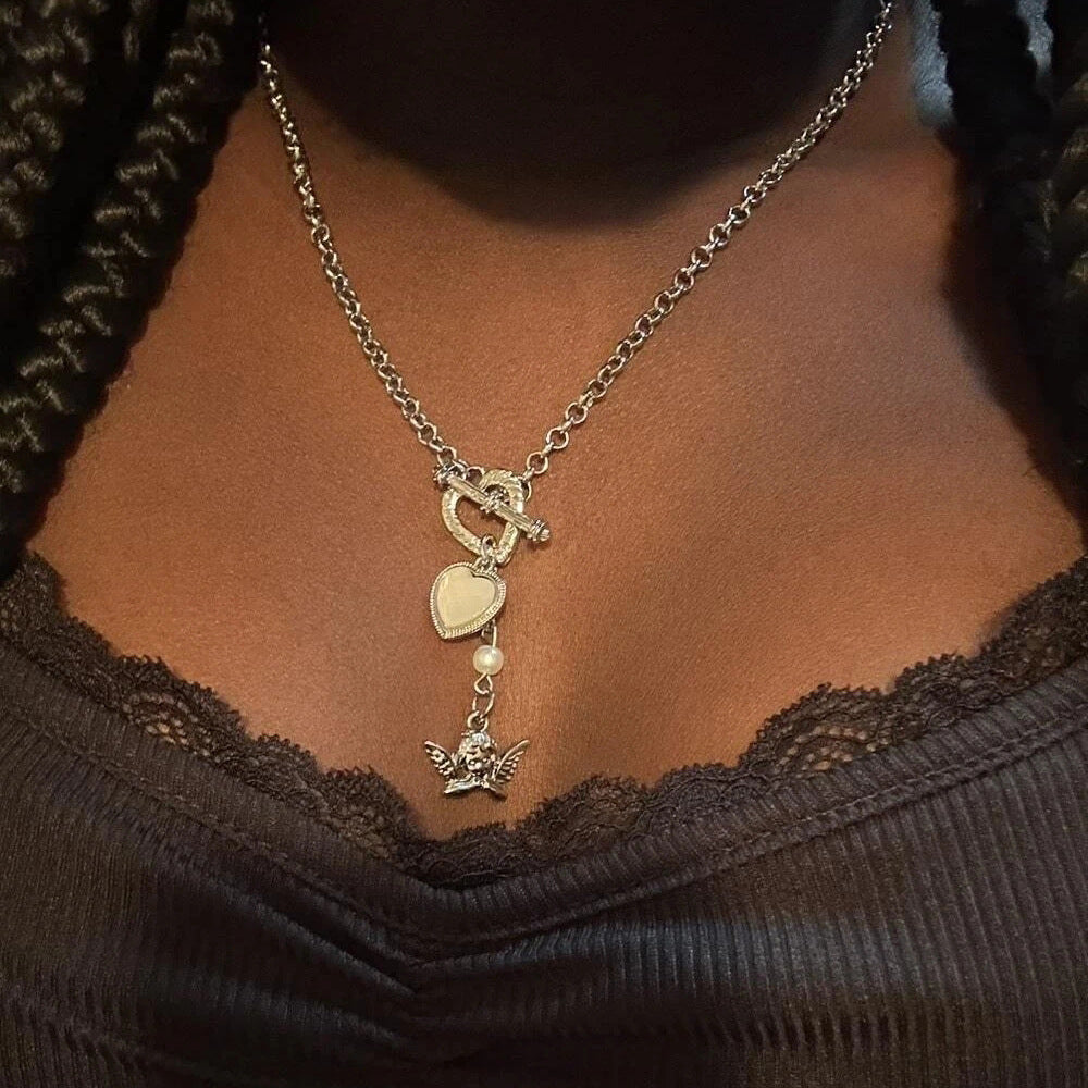 Moonstone Star Collarbone Necklace