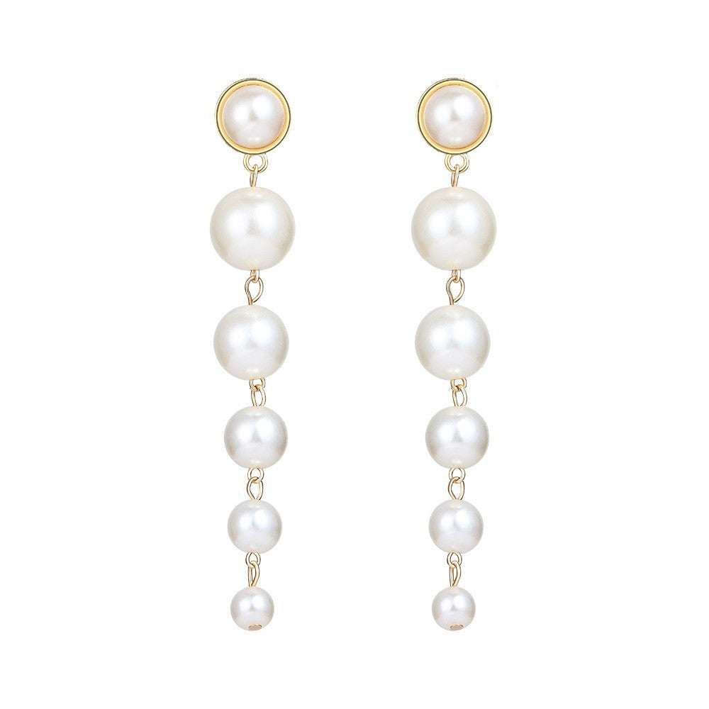 Retro Pearl Drop Earrings