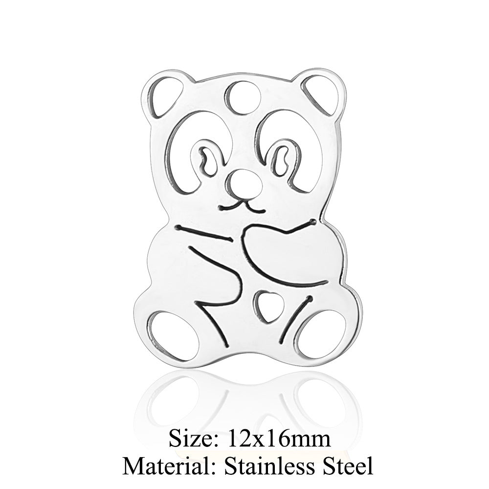 5 pcs/titanium steel pendant Seagull Mouse Koala Panda