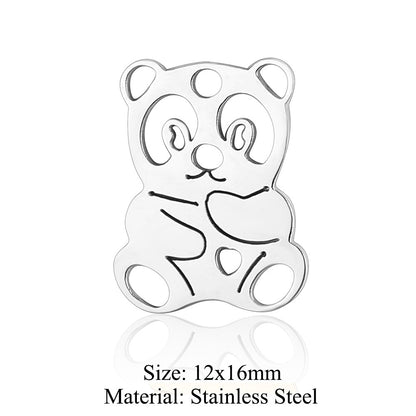 5 pcs/titanium steel pendant Seagull Mouse Koala Panda