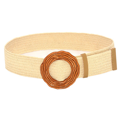 Bohemian Plastic Buckle Decorative Dress Belt
